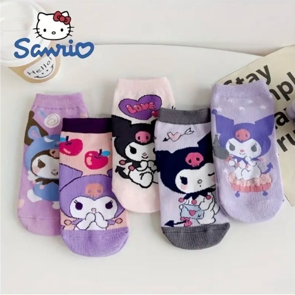 COPY - NIP (2 Pair) Kuromi Sock…Different styles